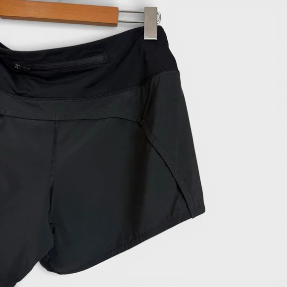 LULULEMON Speed Up 3.75" Hi-Rise Black Shorts, Sz 6 - Picture 9 of 14